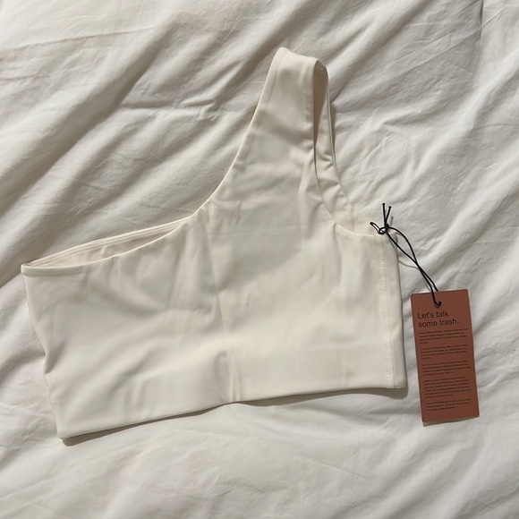RARE Girlfriend Collective One Shoulder Sports Bra/Top - Picture 3 of 3